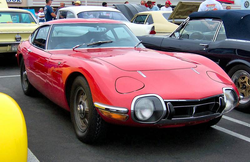 Toyota 2000GT at a car show