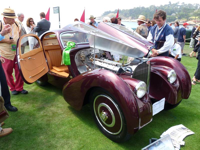 1931 Bugatti Type 51 on a concours lawn