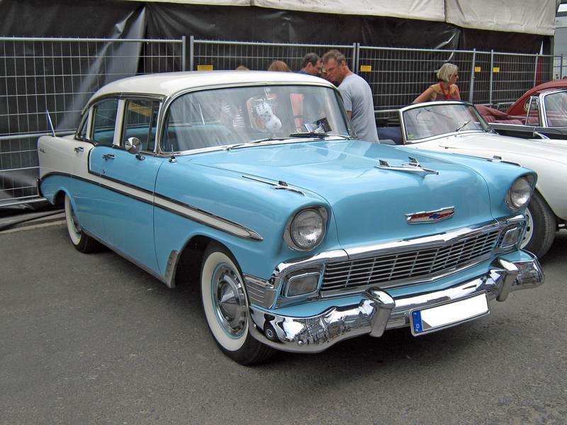 1956 Chevrolet Bel Air 4 Door Sedan Front